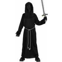 Halloween Dark Lord verkleed kostuum - zwart - 3 delig - voor kinderen