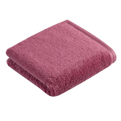 Vossen Vossen handdoek Vegan Life blackberry 50x100