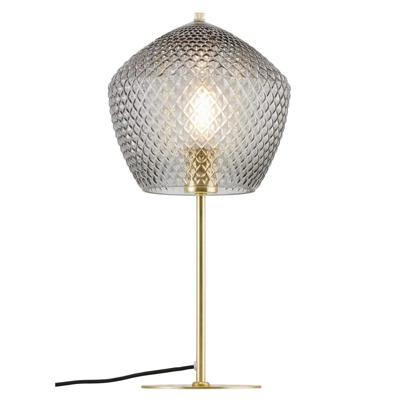 Kleine Art deco tafellamp met schakelaar en E27 fitting Nordlux Orbiform 47 cm