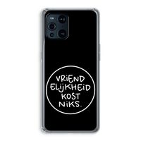 Vriendelijkheid: Oppo Find X3 Pro Transparant Hoesje