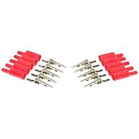 Mueller Electric BU-P2240-2 Krokodillenklem Rood Lengte: 54.61 mm 1 set(s)