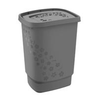 Rotho Flowers Wasverzamelaar 44.7x34.7x60.5 55L Antraciet