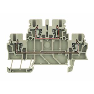 Weidmüller 1791100000 Klem 2-etages Spanveer Donkerbeige 100 stuk(s)