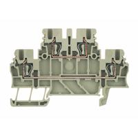 Weidmüller 1791100000 Klem 2-etages Spanveer Donkerbeige 100 stuk(s)