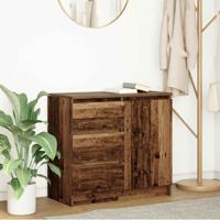 Dressoir met lade 71x35x65 cm spaanplaat oud hout