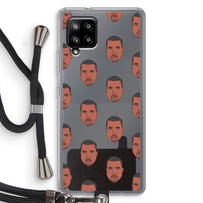 Kanye Call Me?: Samsung Galaxy A42 5G Transparant Hoesje met koord