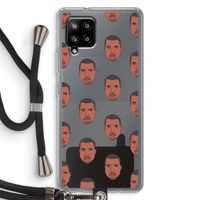 Kanye Call Me?: Samsung Galaxy A42 5G Transparant Hoesje met koord