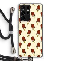 Yummy: Samsung Galaxy S21 Ultra Transparant Hoesje met koord