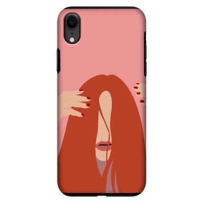 Woke up like this: iPhone XR Tough Case