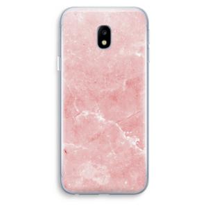 Roze marmer: Samsung Galaxy J3 (2017) Transparant Hoesje