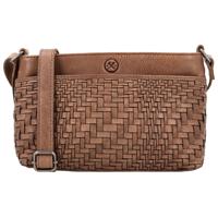 Hide & Stitches Crossbody Schoudertas Inspired by Illusion Bruin