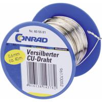 Conrad Components Koperdraad Buitendiameter (excl. isolatielak): 1.20 mm 30 m