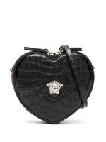 Versace Kids sac porté épaule à design de cœur - Noir