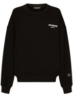 Dolce & Gabbana DGVIB3 logo-print cotton sweatshirt - Noir