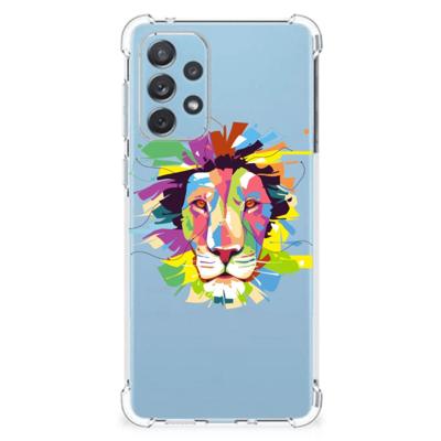 Samsung Galaxy A73 Stevig | Bumper Hoesje | Lion Color Samsung Galaxy A73 Stevig | Bumper Hoesje | Lion Color