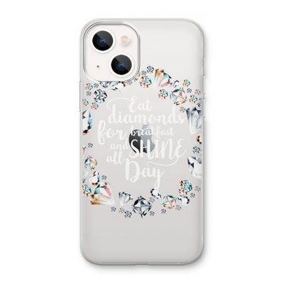 Diamonds: iPhone 13 mini Transparant Hoesje