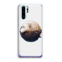 Yin Yang Wolves: Huawei P30 Pro Transparant Hoesje
