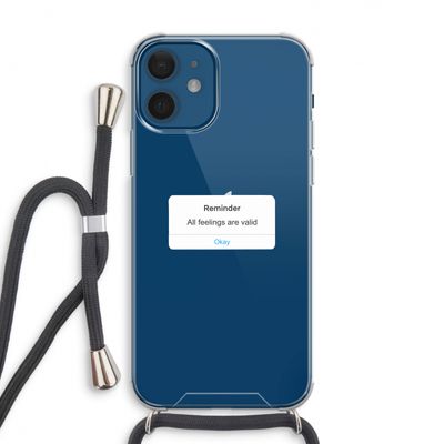 Reminder: iPhone 12 Transparant Hoesje met koord