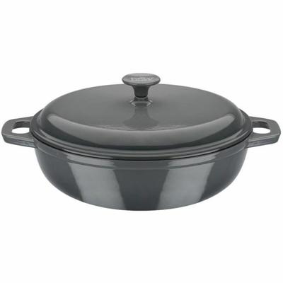 Kookpot met Deksel GSW Grijs Crème Roestvrij staal Ø 30 cm