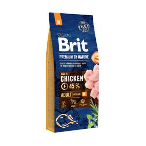 Brit Premium by Nature Adult M hondenvoer 15 kg