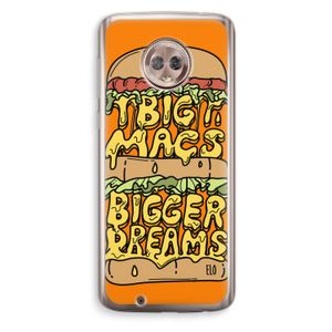 Big Macs Bigger Dreams: Motorola Moto G6 Transparant Hoesje