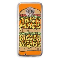 Big Macs Bigger Dreams: Motorola Moto G6 Transparant Hoesje