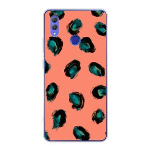 Pink Cheetah: Honor Note 10 Transparant Hoesje