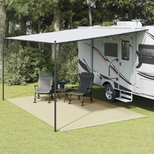 VidaXL Tenttapijt 5x3 m crèmekleurig