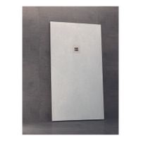 By Goof Smart Slate Nieve douchevloer 90x120x3 cm polymeer wit mat