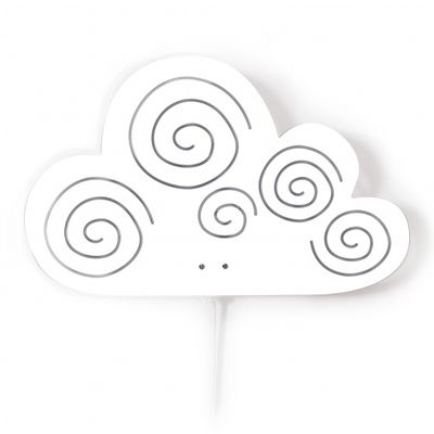 Roommate wandlamp Cloud junior 20,5 x 33 cm E14 staal 7W wit Roommate wandlamp Cloud junior 20,5 x 33 cm E14 staal 7W wit