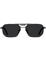 Prada Eyewear lunettes de soleil Symbole à monture géométrique - Noir