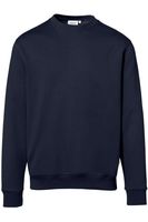 HAKRO Organic Regular Fit Sweatshirt ronde hals inkt, Effen