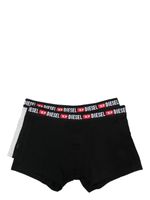 Diesel lot de deux boxers à bande logo - Noir