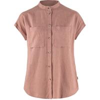Fjallraven Övik Hemp SS Shirt Dames Dusty Rose L