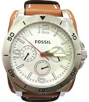 Horlogeband Fossil BQ2017 Onderliggend Leder Cognac 22mm