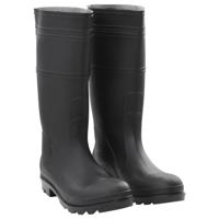 VidaXL Regenlaarzen maat 44 pvc zwart
