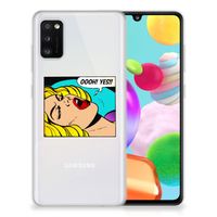 Samsung Galaxy A41 Silicone Back Cover Popart Oh Yes