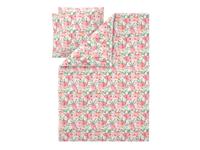 LIVARNO Satijnen dekbedovertrek 200 x 200 cm (bloemen)