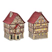 Lichthaus Bad Wimpfen van porselein, Kleurrijk (B/H/D) 12x18x12cm Lichthaus Bad Wimpfen van porselein, Kleurrijk (B/H/D) 12x18x12cm