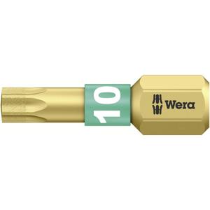 Wera 867/1 BDC TX10X25 05 066100 001 Torx-bit T 10 Gereedschapsstaal Gelegeerd, Diamant gecoat D 6.3 1 stuk(s)