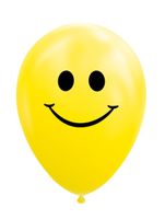 Gele Smiley Ballonnen (8st) Gele Smiley Ballonnen (8st)