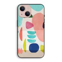 Bold Rounded Shapes: iPhone 13 mini Biologisch afbreekbaar hoesje