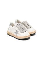 Golden Goose Kids baskets Ball Star en cuir - Tons neutres