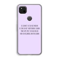 Regenboog: Google Pixel 4a Transparant Hoesje