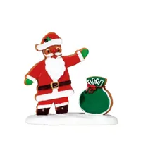 Lemax gingerbread santa kerstdorp figuur type 2 Sugar &apos;N&apos; Spice 2017