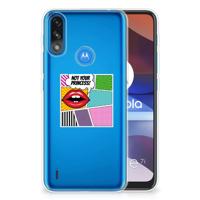 Motorola Moto E7/E7i Power | Sillicone Back Cover | Popart Princess