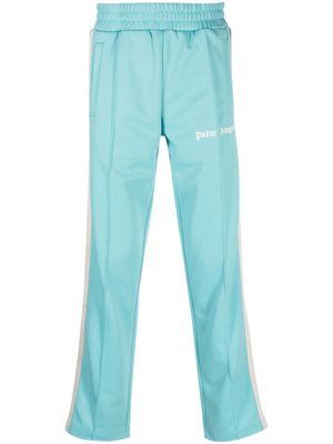 Palm Angels pantalon de jogging à logo imprimé - Bleu