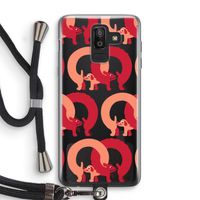 Dogs: Samsung Galaxy J8 (2018) Transparant Hoesje met koord