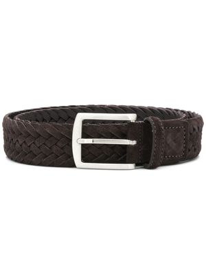 Scarosso ceinture à boucle carrée - Marron