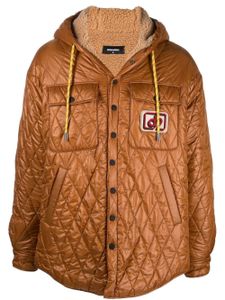 DSQUARED2 manteau à capuche - Marron